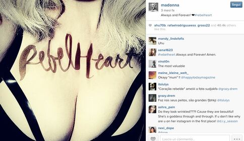 Madonna topless su Instagram 14