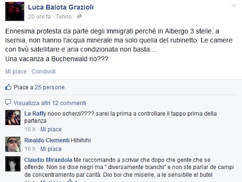 "Immigrati a Buchenwald". È bufera sul consigliere