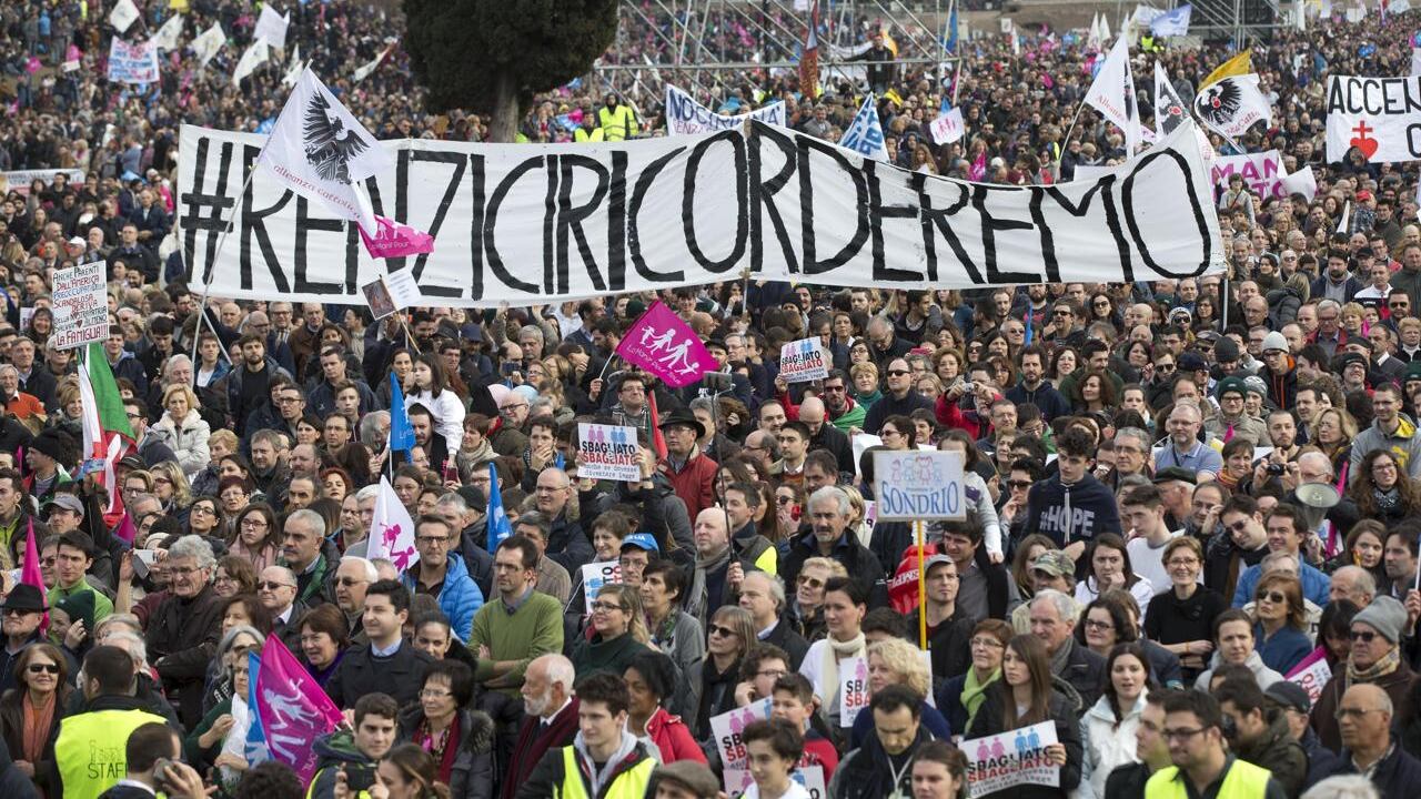 Unioni civili, pronto il referendum per abrogare la legge