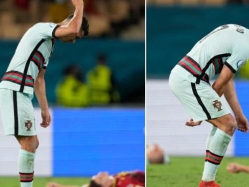 Cristiano Ronaldo, gesto di stizza dopo Belgio-Portogallo. Ecco cos'è successo