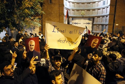 Manifestanti pro Palestina a Tehran 5