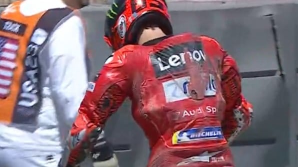 Bagnaia, che pasticcio. Scivola e si butta via per la seconda volta