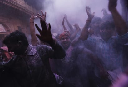 Il festival dei colori in India 5