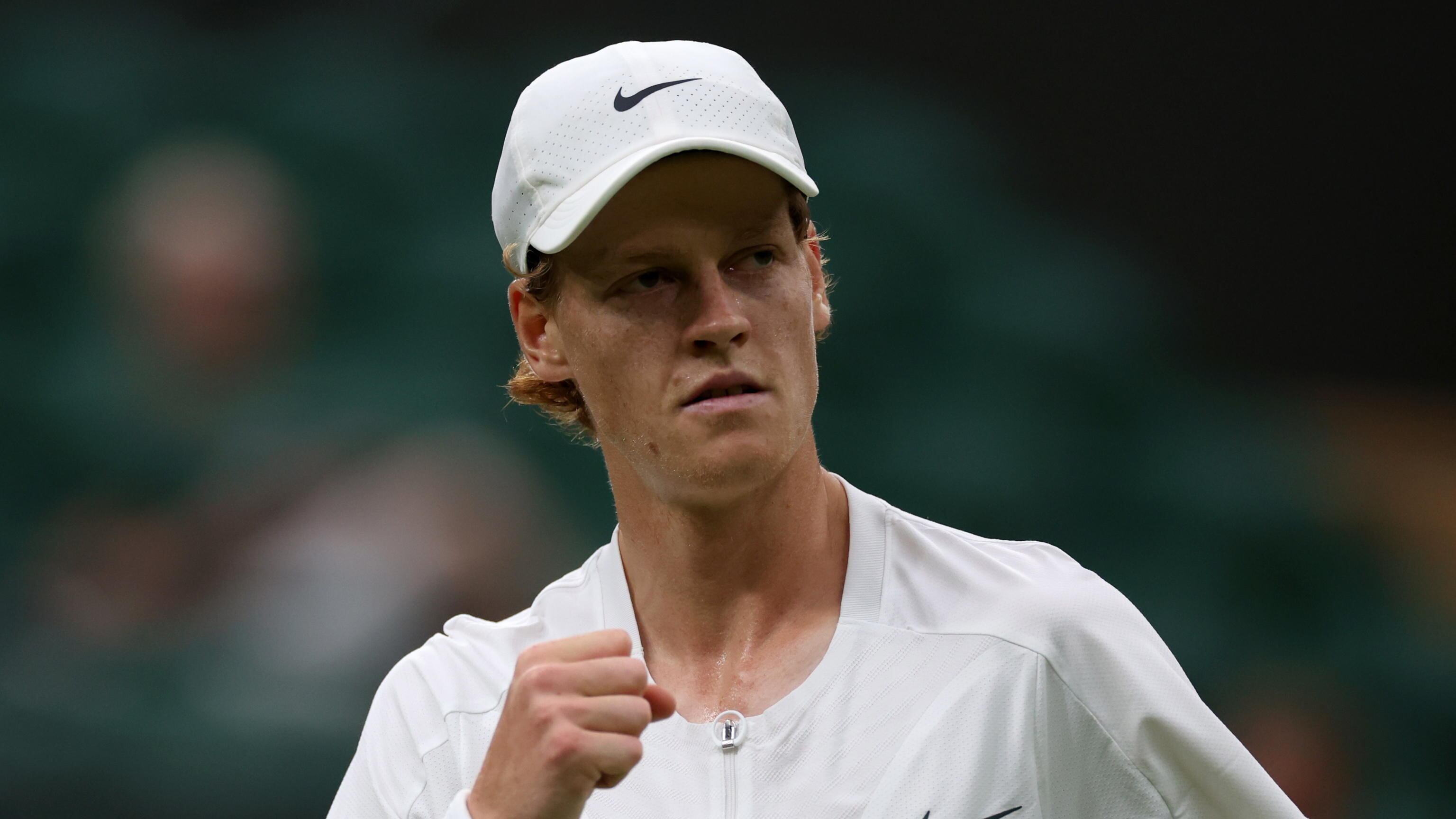 Wimbledon, Sinner vola al 3° turno. La pioggia ferma ancora Berrettini e Sonego