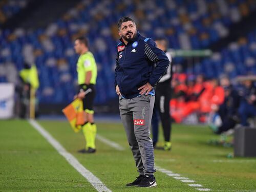 Napoli, Gattuso: "La squadra non sta bene mentalmente"