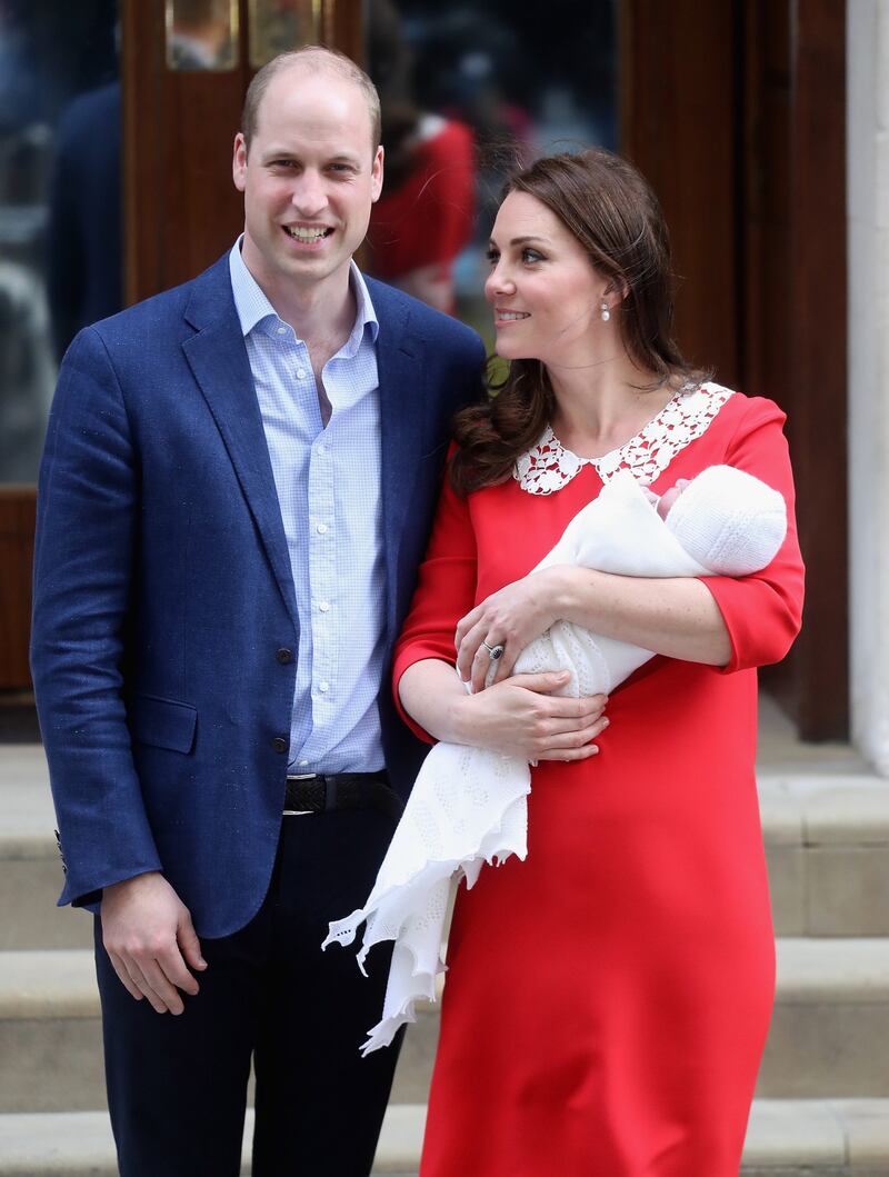Kate Middleton e il Principe William col Royal Baby 7