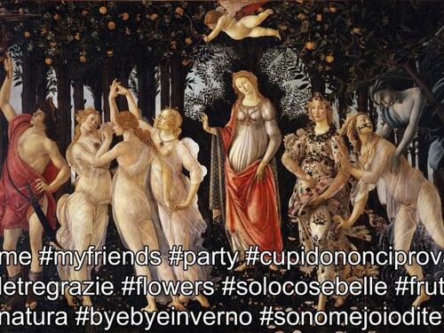 Se i quadri avessero Instagram: gli hashtag più divertenti