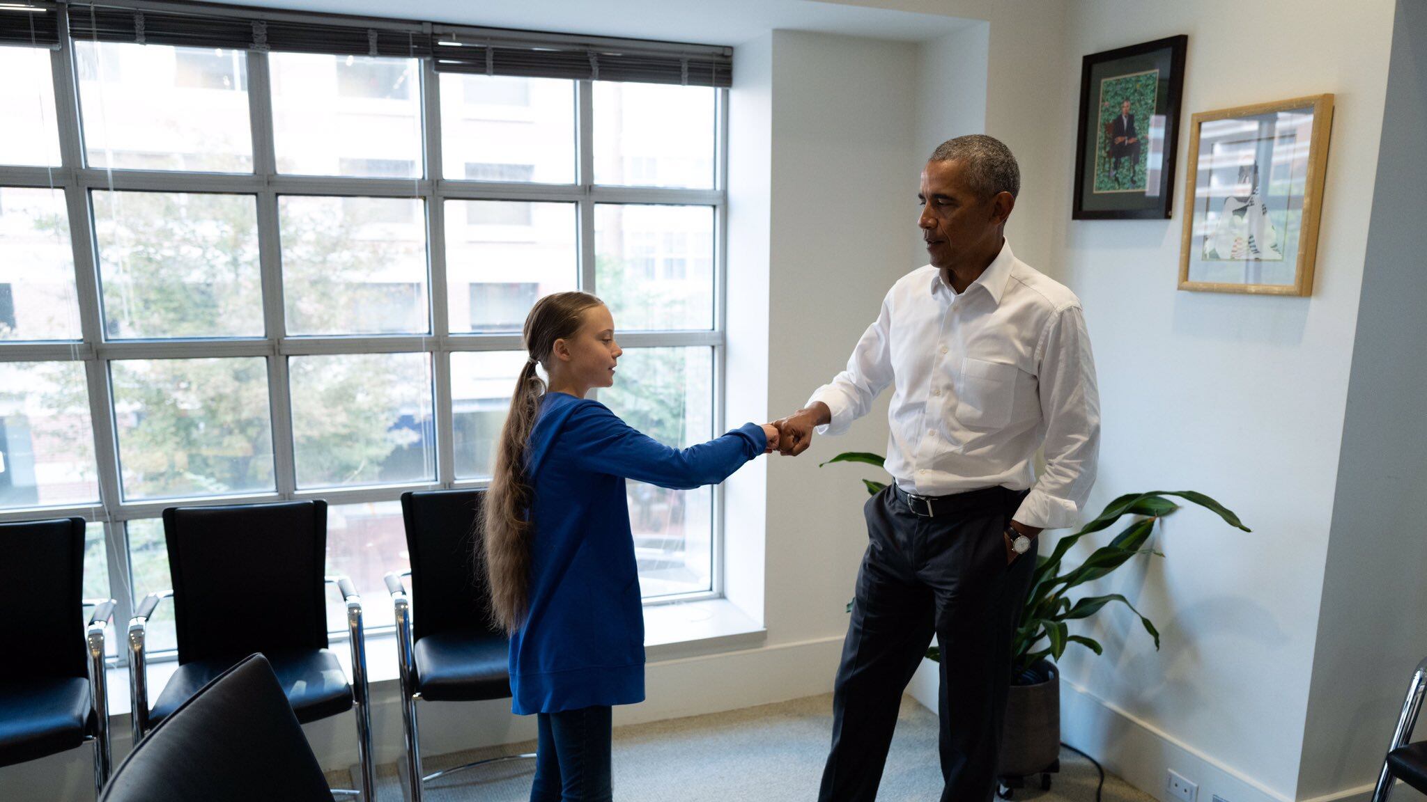 Obama celebra Greta Thunberg: è la paladina della sinistra globale