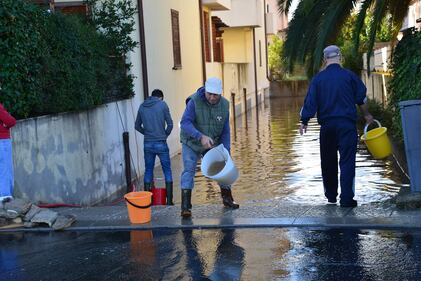 I danni dell'alluvione nella zona di Olbia 5