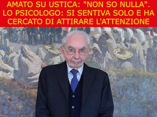La satira del giorno. Amato su Ustica: "Non so nulla"