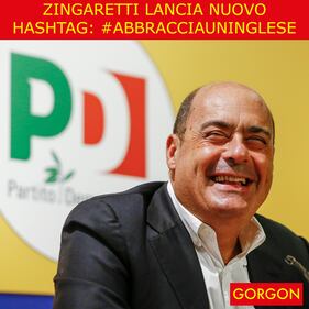 Ecco la satira del giorno. Zingaretti lancia nuovo slogan 1
