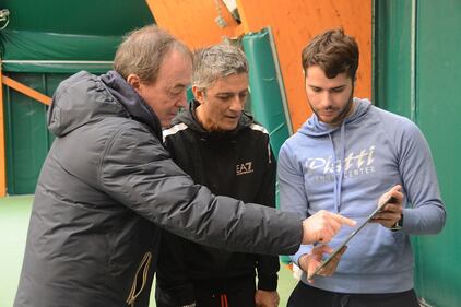 Fiorello gioca a tennis a Bordighera ed è subito show 3