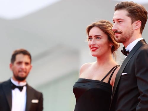 Maria Elena Boschi alla Mostra di Venezia