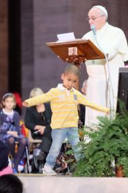 Ospite d'eccezione per papa Francesco 2