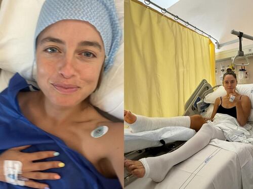 L'incidente poi l'intervento alla gamba. Matilde Gioli in ospedale