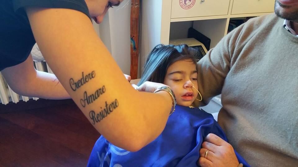 Sofia, la bimba farfalla illusa dalla bugia Stamina