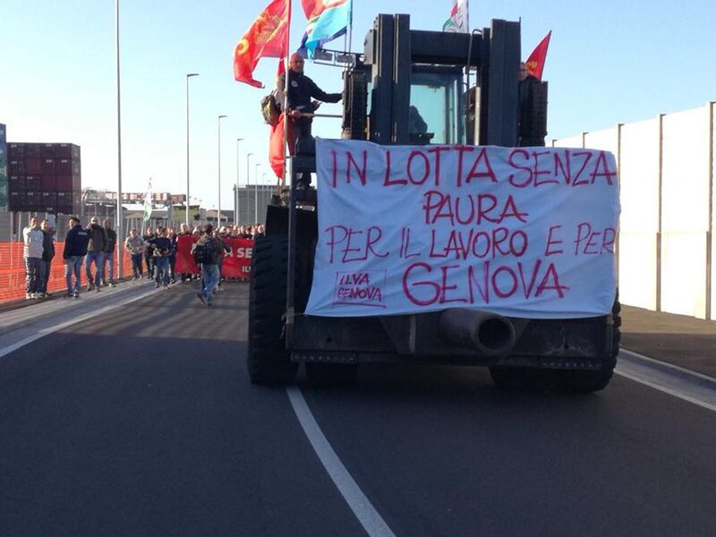 Ilva in sciopero 1