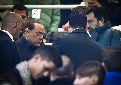 Berlusconi e Salvini insieme a San Siro 3