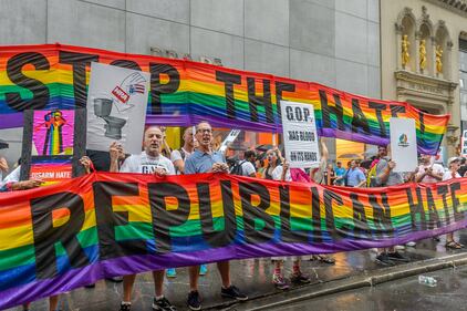 New York, manifestazioni sotto la Trump Tower 4