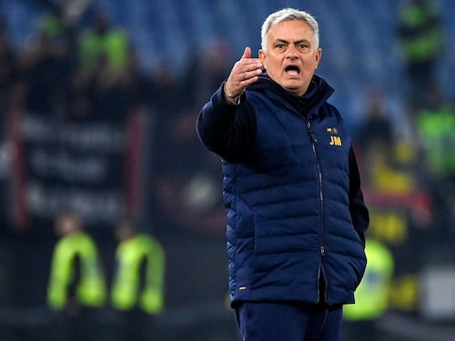 Le "lacrime" di Mourinho per l'uscita della sua Roma dalla Coppa Italia