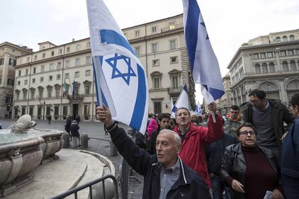 Roma, protesta davanti alla sede dell'Unesco 5