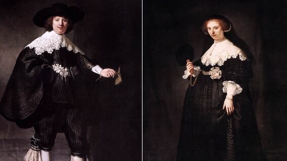 Tutta l'High Society dell'arte europea è invitata alla festa degli sposi di Rembrandt