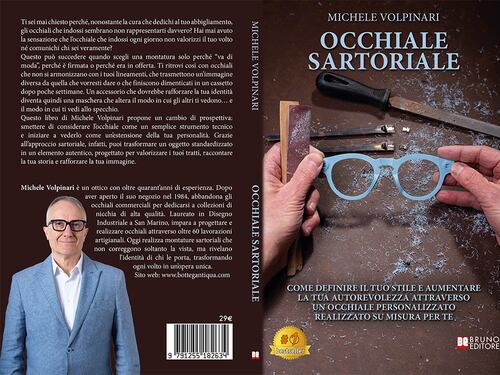 Comunicato Stampa: Michele Volpinari lancia il Bestseller “Occhiale Sartoriale”