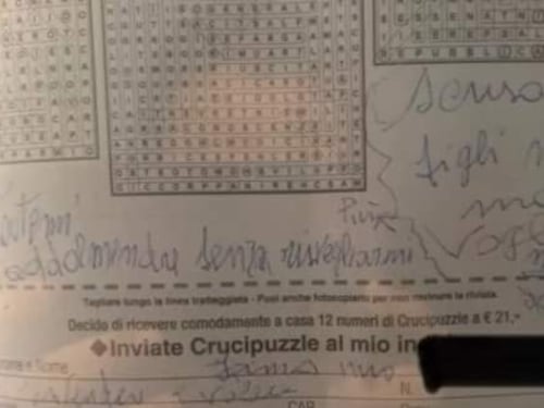 "Voglio morire", i messaggi di pazienti Covid lasciati sulle pagine delle parole crociate
