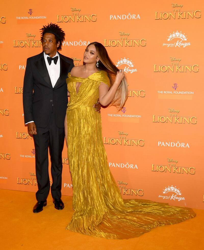 Beyoncé alla première de "Il Re Leone" foto 2