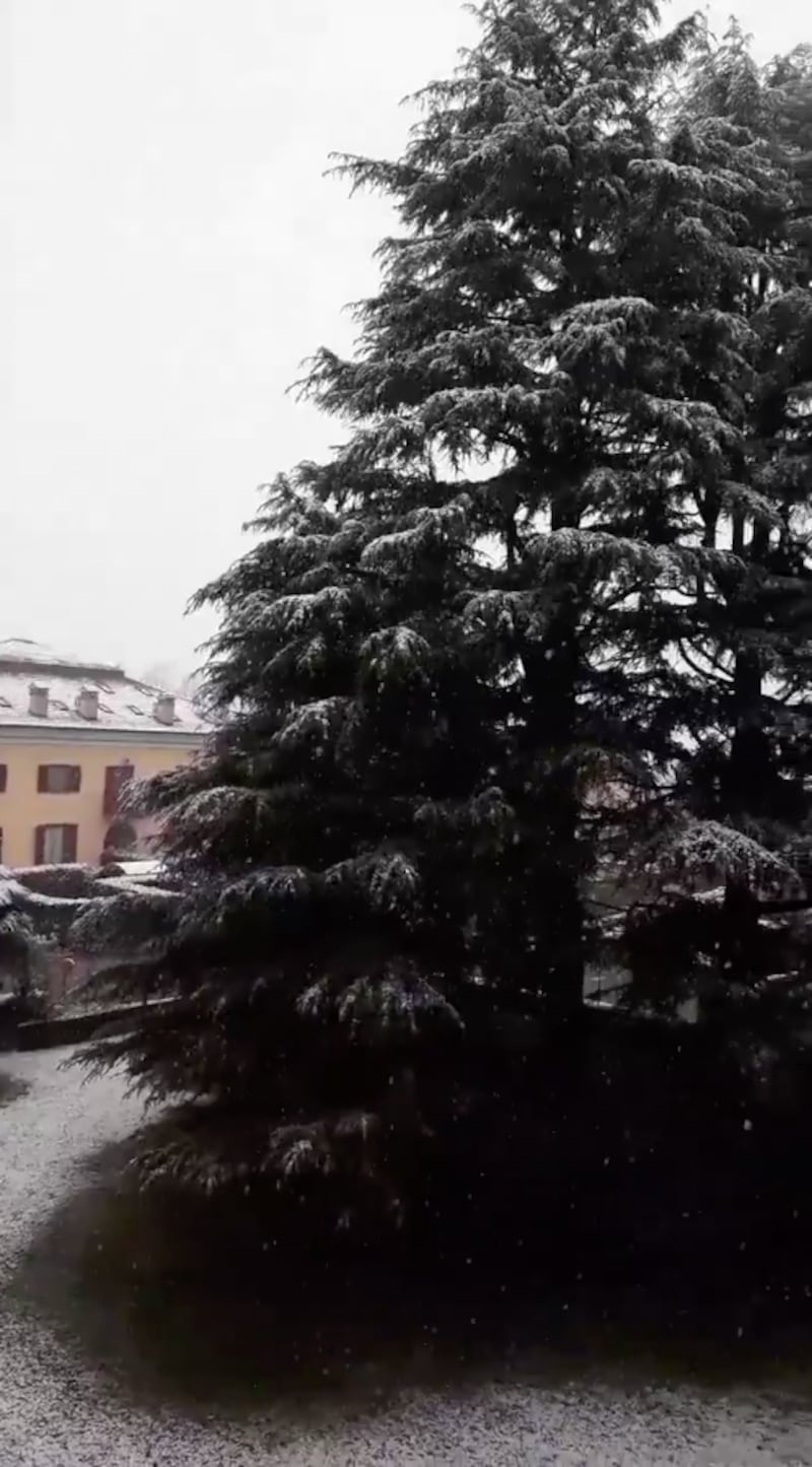 Nevica a Milano 7