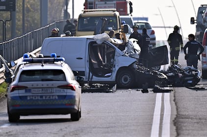 Le immagini dell'incidente di Bergamo: 2 morti e un ferito gravissimo 6