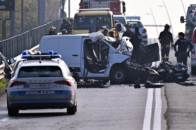 Le immagini dell'incidente di Bergamo: 2 morti e un ferito gravissimo 6