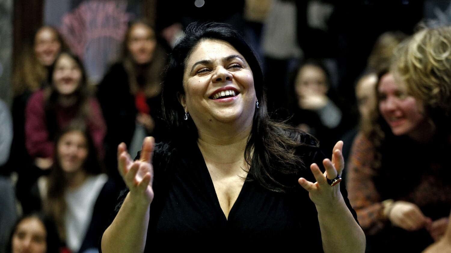 Michela Murgia al liceo Virgilio occupato 3
