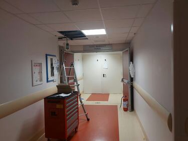 Incendio all'ospedale di Brescia, le foto dopo l'evacuazione 5