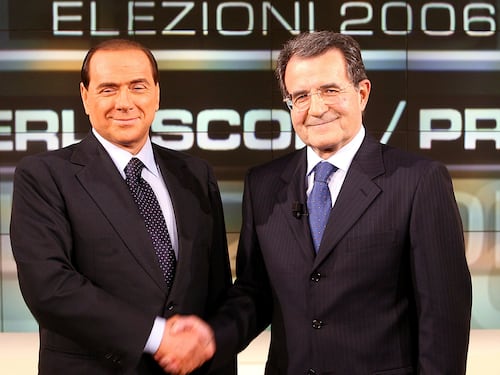 "Ubriaco", "Utile idiota". Quando tra Prodi e Berlusconi furono scintille in tv