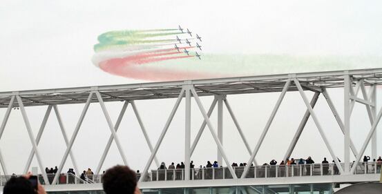 Le Frecce Tricolori inaugurano Expo 2015 9