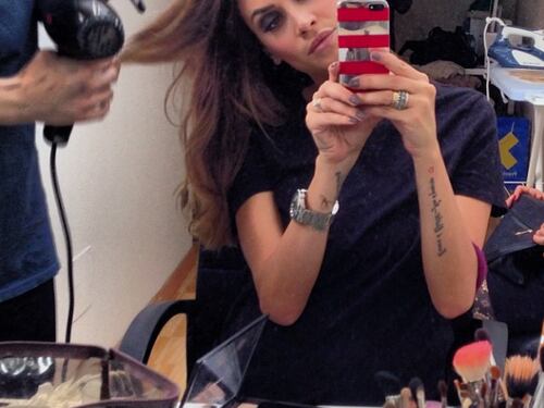 Melissa Satta all'ottavo mese di gravidanza