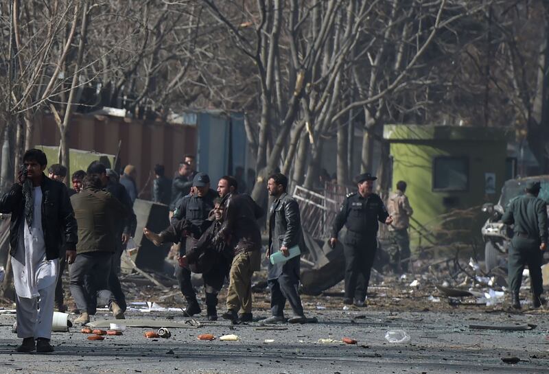 I feriti nell'attentato di Kabul 13