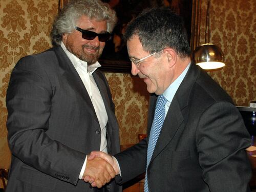 Ma quale rivoluzione grillina: vogliono Prodi al Quirinale
