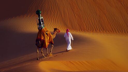 Google arriva nel deserto, a dorso di cammello 3