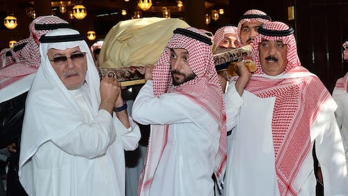I funerali di Abdallah dell'Arabia Saudita 1