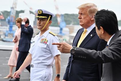 Il Presidente Trump e la First Lady in visita in Giappone  1