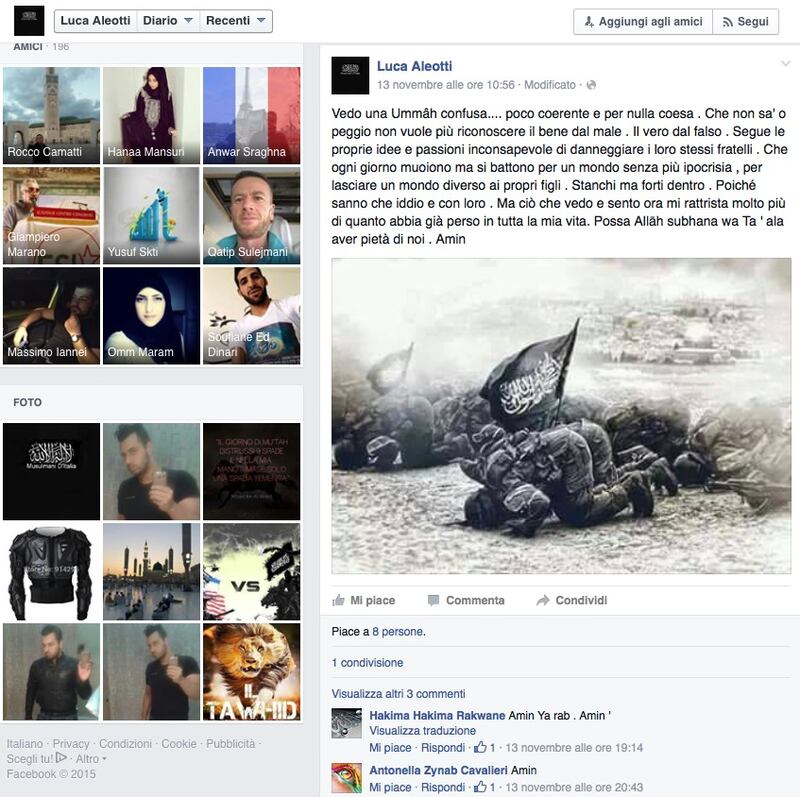 Gli screenshot che "inchiodano" Luca 10