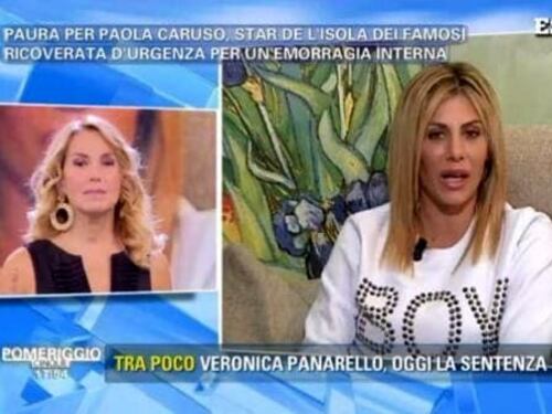 Paola Caruso dopo l'operazione d'urgenza: "Ho rischiato di morire"