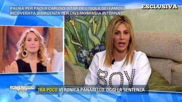 Paola Caruso dopo l'operazione d'urgenza: "Ho rischiato di morire"