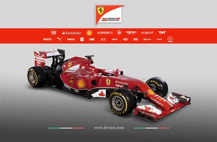 La Ferrari svela F14t, la nuova monoposta 1