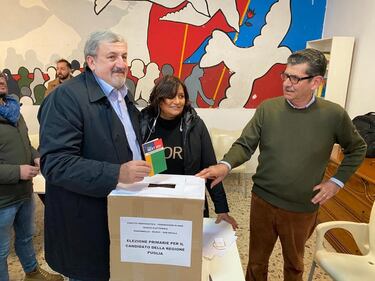 Primarie in Puglia: i quattro candidati nei seggi per votare 3