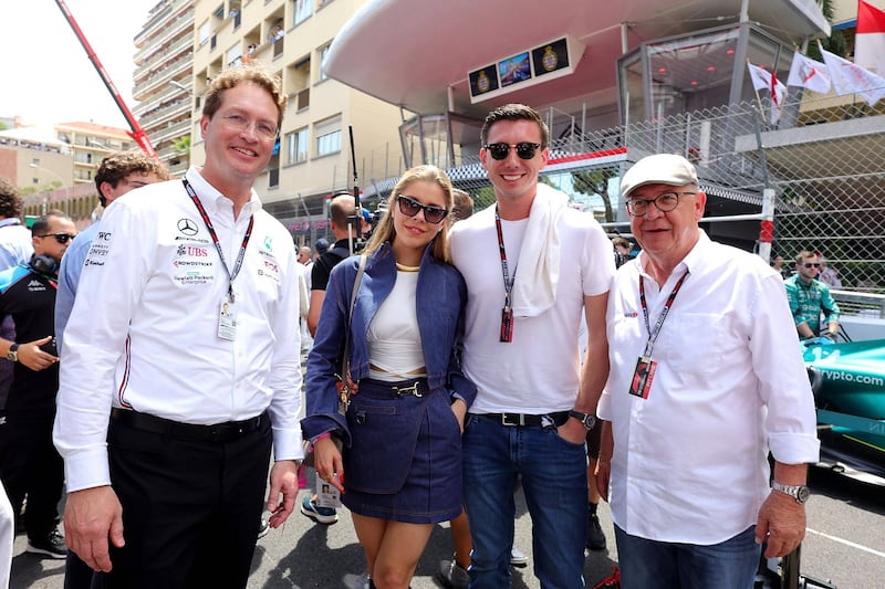 Il proprietario della Red Bull Mark Mateschitz al GP di Montecarlo