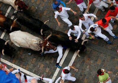 Festival di San Firmino a Pamplona: diversi feriti tra gli spettatori 11