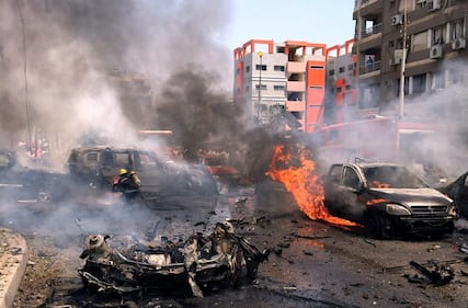Il luogo dell'attentato contro Barakat 4